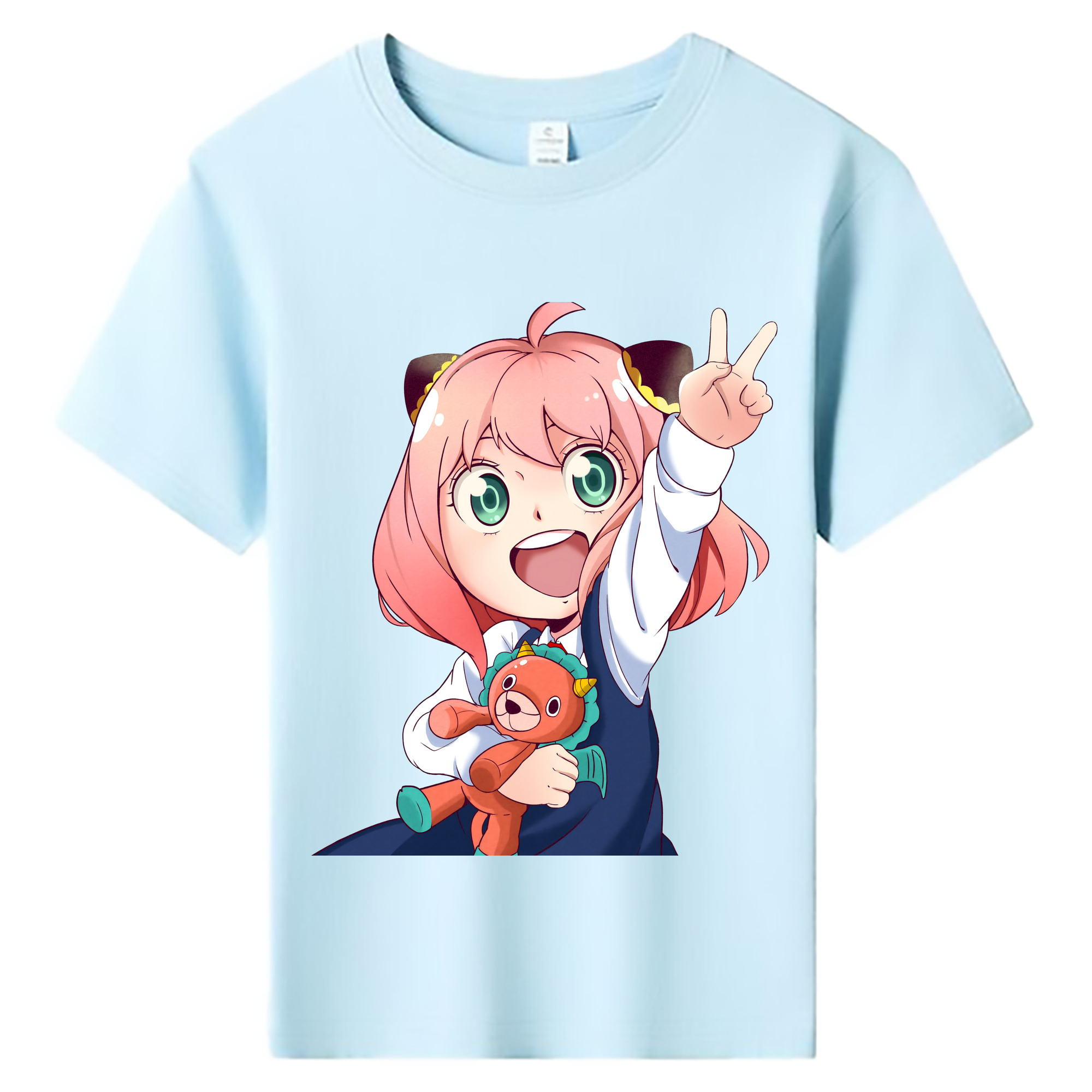 （画像用） SPY×FAMILY间谍家家酒 綿100％キッズTシャツ（フロントプリント）